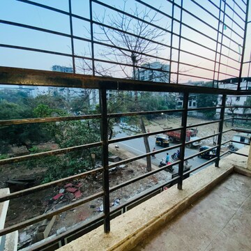 Balcony in 1 BHK Apartment at Kulswamini Sai Balram Complex, Dombivli West – for Rent