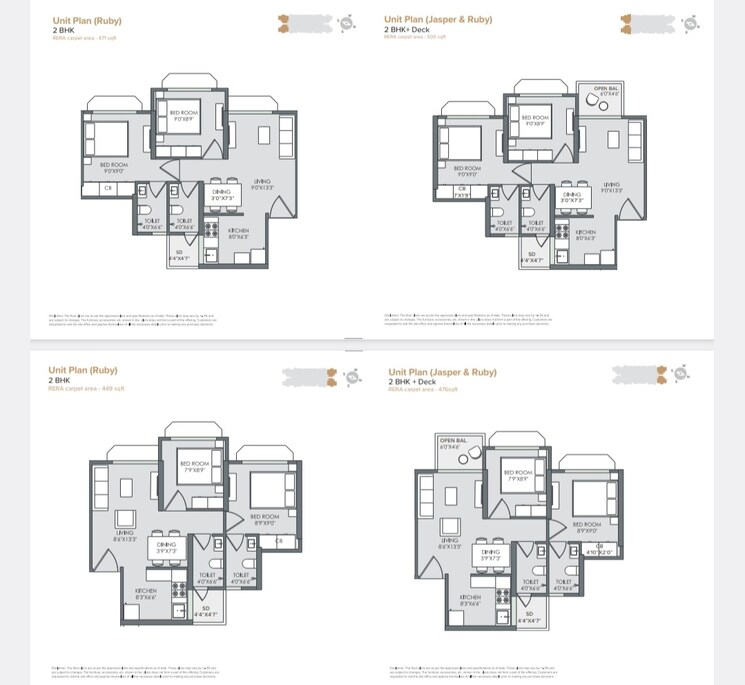 Floor Plan, marathon-nextown 2 Bedroom 449 Sq.Ft. Apartment In Dombivli East Thane 6508430
