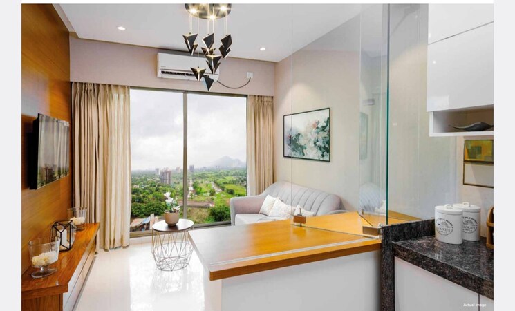 Living Room, marathon-nextown 1 Bedroom 344 Sq.Ft. Apartment In Dombivli East Thane 6508452