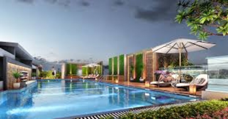 Swimming Pool, paranjape-athena 1 Bedroom 447 Sq.Ft. Apartment In Bandra East Mumbai 6512178