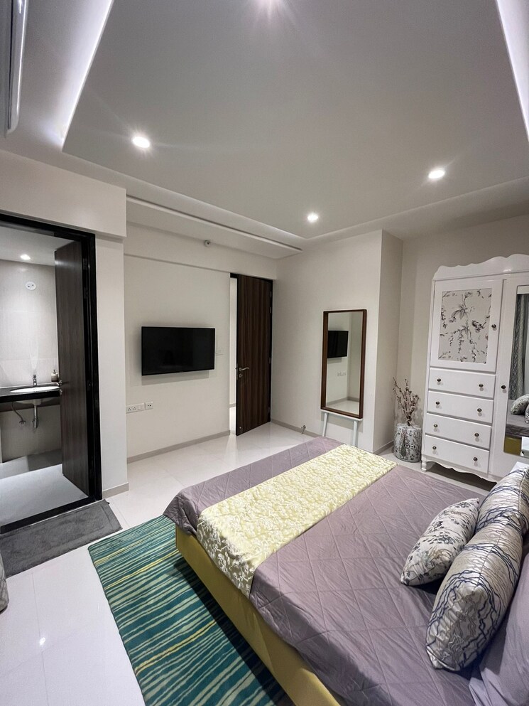 Bedroom, sheth-zuri 1 Bedroom 426 Sq.Ft. Apartment In Majiwada Thane 6517360
