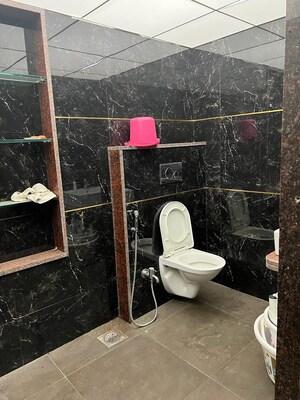 Bathroom in 4 BHK Villa at Swatik Ganga, Sopan Baug – for Sale