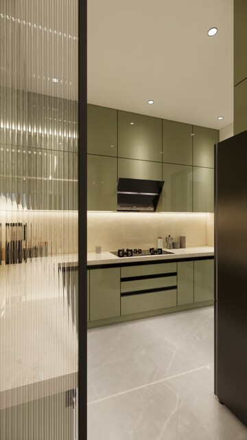Kitchen in 3 BHK Apartment at SG Vista, Raj Nagar Extension – for Sale
