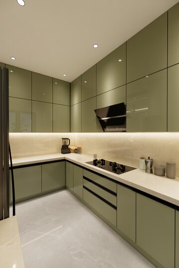 Kitchen in 3 BHK Apartment at SG Vista, Raj Nagar Extension – for Sale