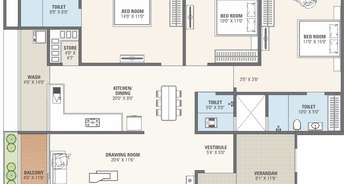 3 BHK Apartment For Resale in Raysan Gandhinagar 6526944