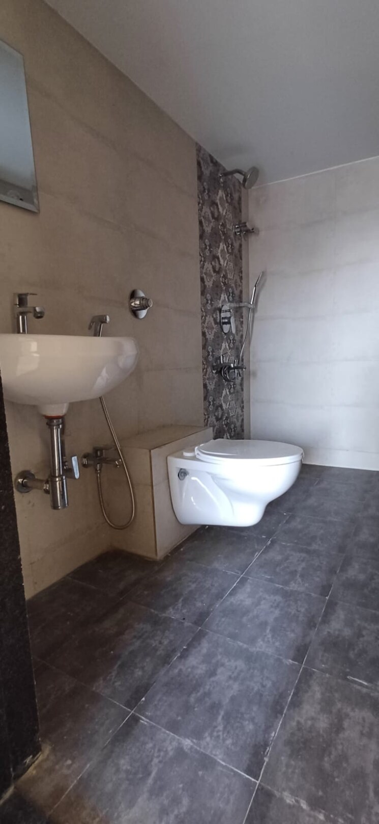 Bathroom, parsik nagar 1 Bedroom 640 Sq.Ft. Apartment In Parsik Nagar Thane 6530564