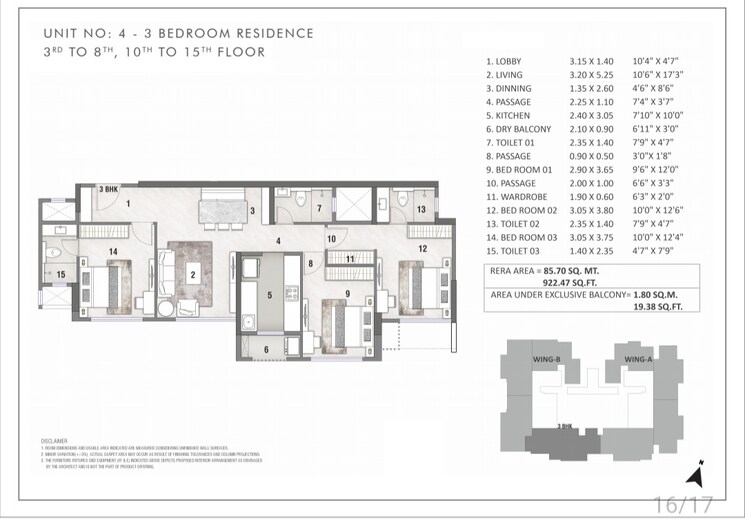 Master Plan, rustomjee-stella 2 Bedroom 679 Sq.Ft. Apartment In Bandra East Mumbai 6534098