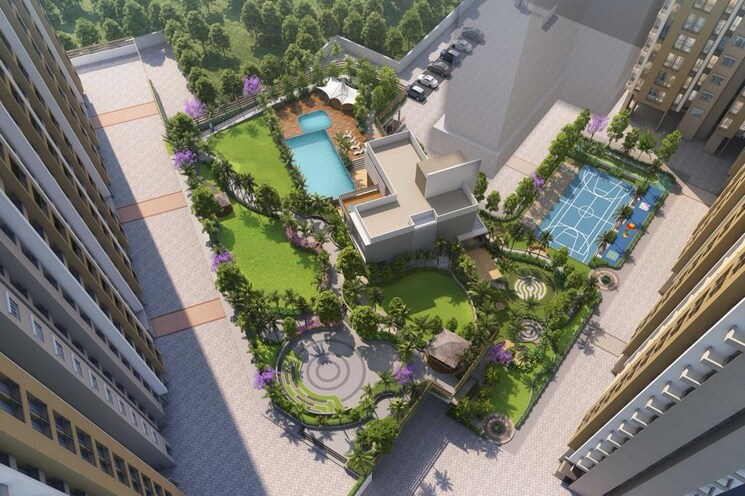 Exterior View, provident-palmvista 2.5 Bedroom 765 Sq.Ft. Builder Floor In Daighar Gaon Thane 6534126