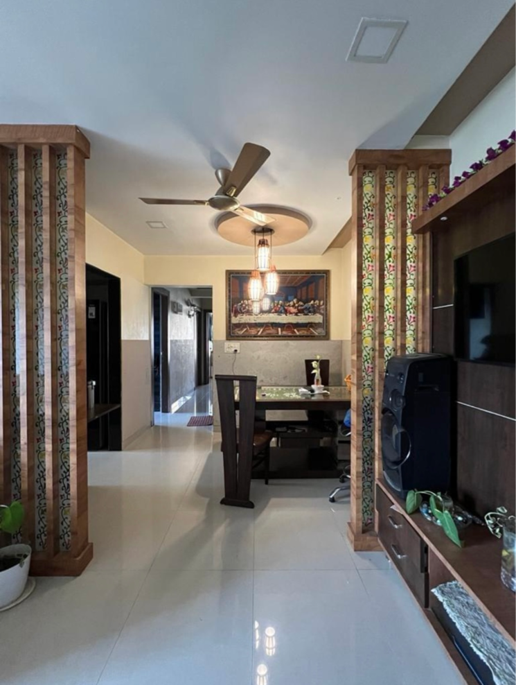 Living Room, rajhans-kshitij-iris 3 Bedroom 1350 Sq.Ft. Apartment In Vasai West Palghar 6541172