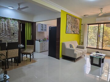 Living Room in 1 BHK Apartment at Vasant Fiona, Pokhran Road No 2 – for Rent