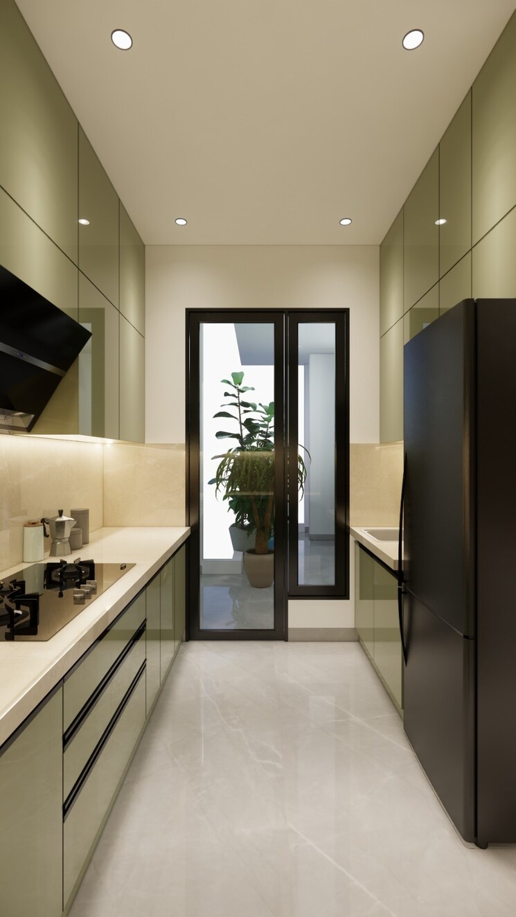 Kitchen, sg-vista 4 Bedroom 2650 Sq.Ft. Apartment In Raj Nagar Extension Ghaziabad 6544990