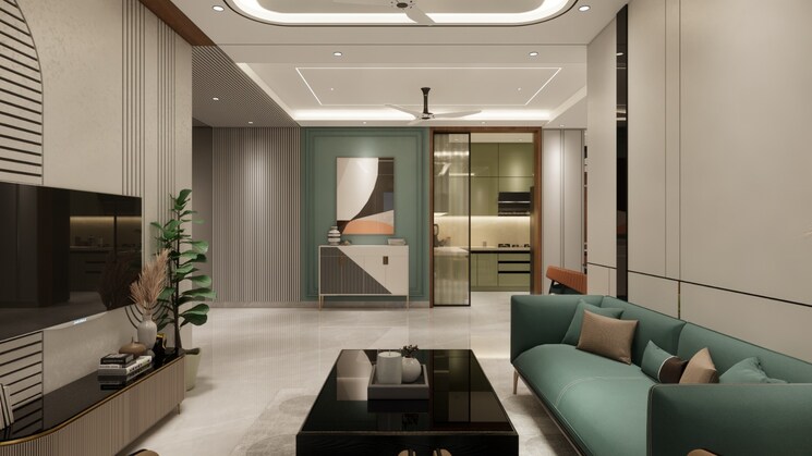 Kitchen, sg-vista 4 Bedroom 2650 Sq.Ft. Apartment In Raj Nagar Extension Ghaziabad 6544990