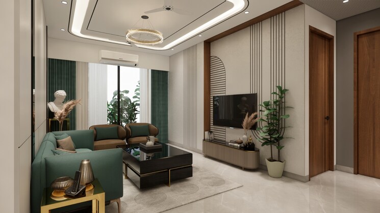 Living Room, sg-vista 4 Bedroom 2650 Sq.Ft. Apartment In Raj Nagar Extension Ghaziabad 6544990