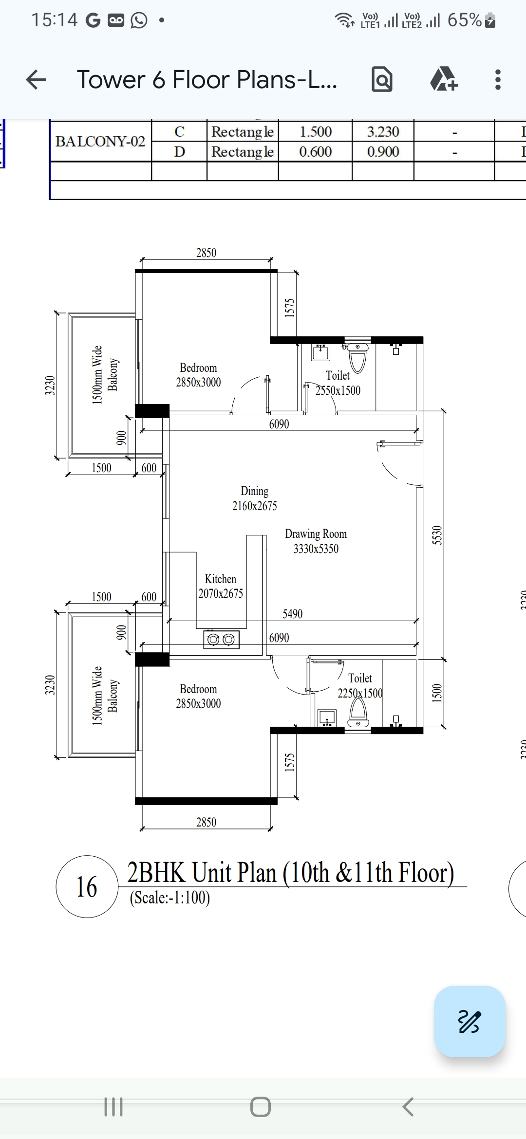 2 BHK Apartment For Resale in Pivotal Paradise Sector 62 Gurgaon  6546823