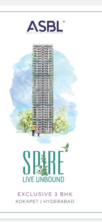 3 BHK Apartment For Resale in ASBL Spire Kokapet Hyderabad  6547397