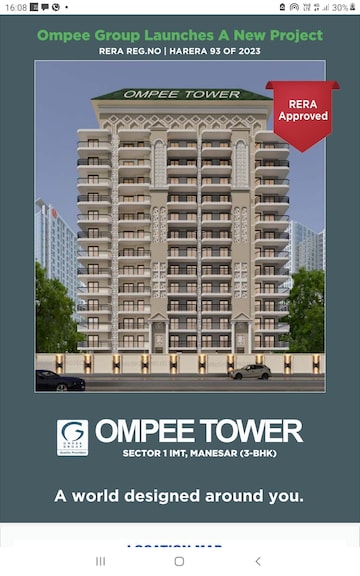 3 BHK Apartment For Resale in Ompee Apartment Palam Vihar Extension Gurgaon  6550842