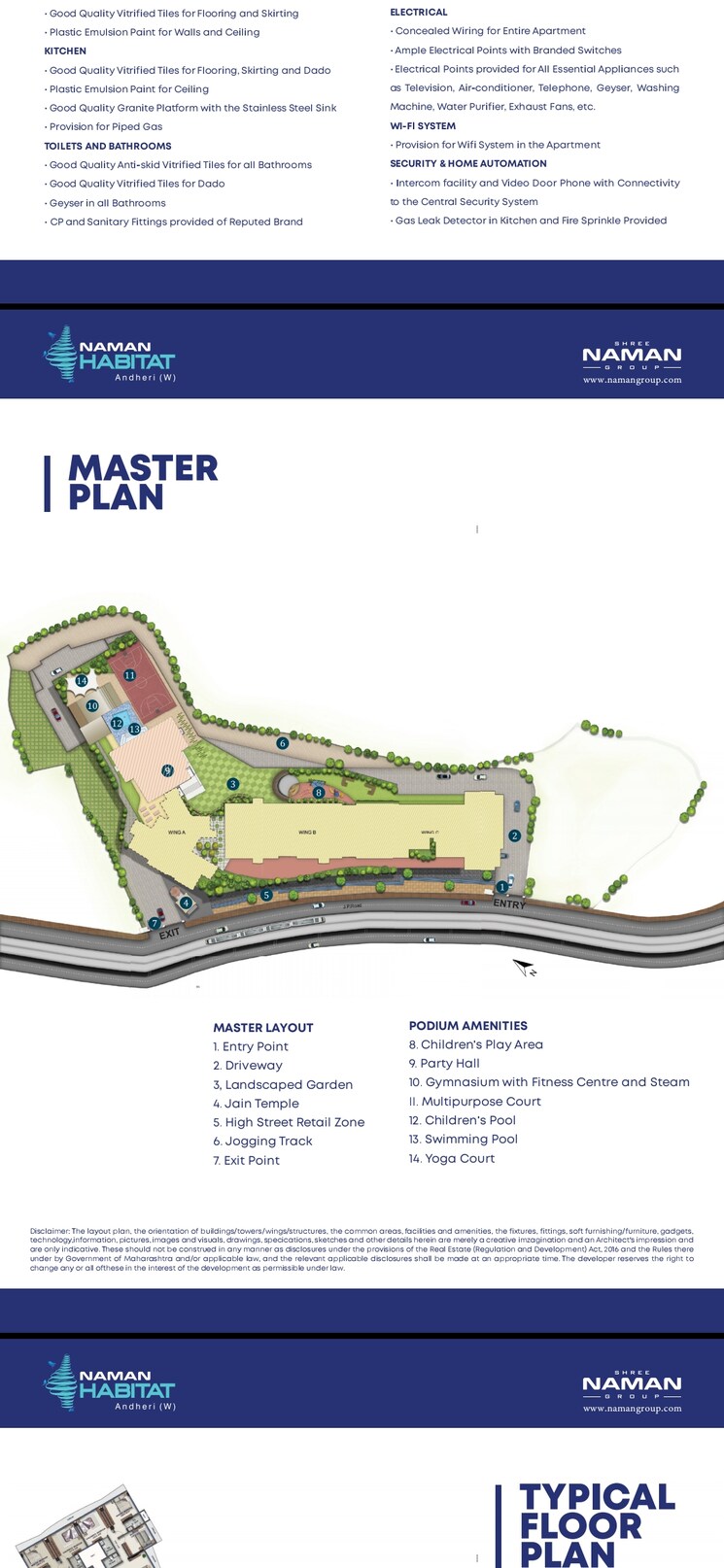 Map Location, naman-habitat 3 Bedroom 1094 Sq.Ft. Apartment In Andheri West Mumbai 6563057