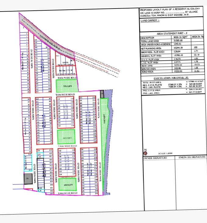 560 Sq.Yd. Plot in Ab Road Indore