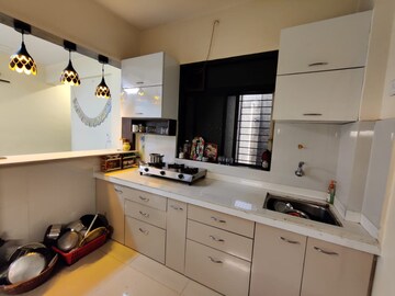 Kitchen in 2 BHK Apartment at Shubhtej Tower, Kalwa – for Sale