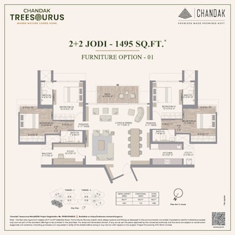 4 BHK Apartment For Resale in Chandak Treesourus Malad West Mumbai  6585194