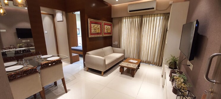 Living Room, marathon-nextown 2 Bedroom 500 Sq.Ft. Apartment In Dombivli East Thane 6588866