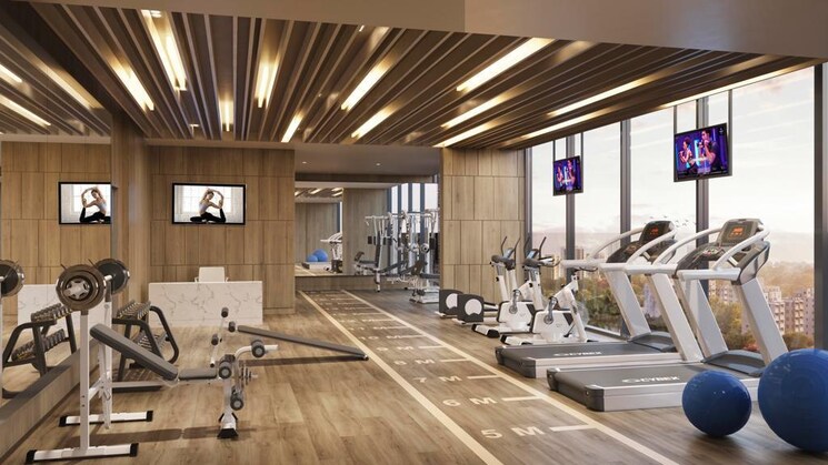 Gym, oberoi-sky-city 3 Bedroom 1093 Sq.Ft. Apartment In Borivali East Mumbai 6590067