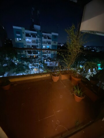 Balcony in 2 BHK Apartment at Bramha Majestic, Kondhwa – for Rent