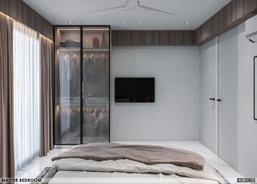 Bedroom in 3 BHK Apartment at Vesu – for Sale