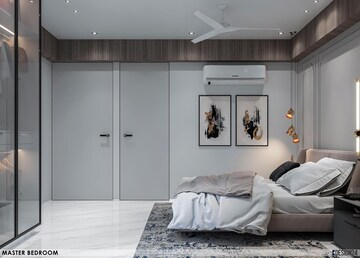 Bedroom in 3 BHK Apartment at Vesu – for Sale