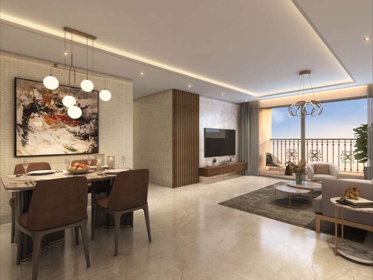 Living Room, hiranandani-fortune-city 4 Bedroom 1630 Sq.Ft. Builder Floor In New Panvel Navi Mumbai 6591590