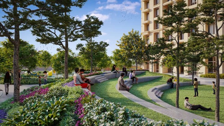 Garden, hiranandani-fortune-city 4 Bedroom 1630 Sq.Ft. Builder Floor In New Panvel Navi Mumbai 6591590