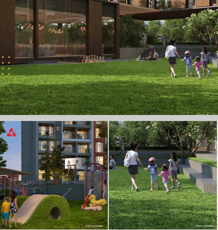 Garden, rama-krystal-one 2 Bedroom 668 Sq.Ft. Apartment In Moshi Pune 6593505