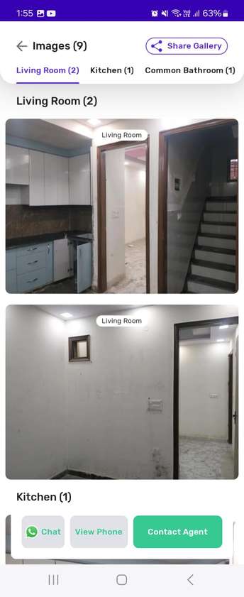 2 BHK Builder Floor For Rent in Shastri Nagar Delhi 6601473