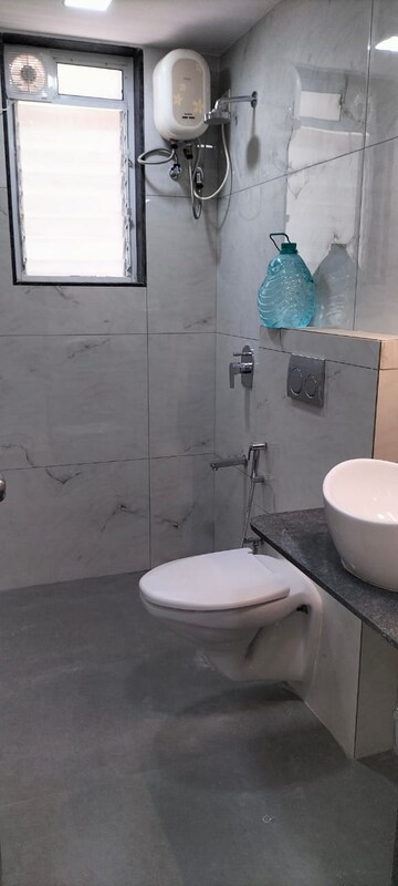 Bathroom in 2.5 BHK Apartment at Tattva Mittal Cove, Andheri West – for Rent