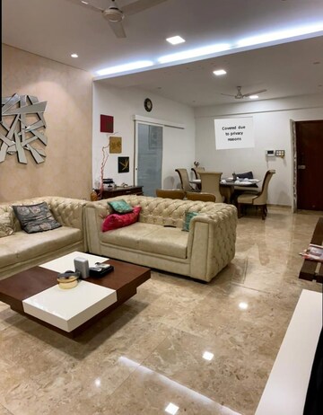 Living Room in 3 BHK Apartment at Juhu – for Rent