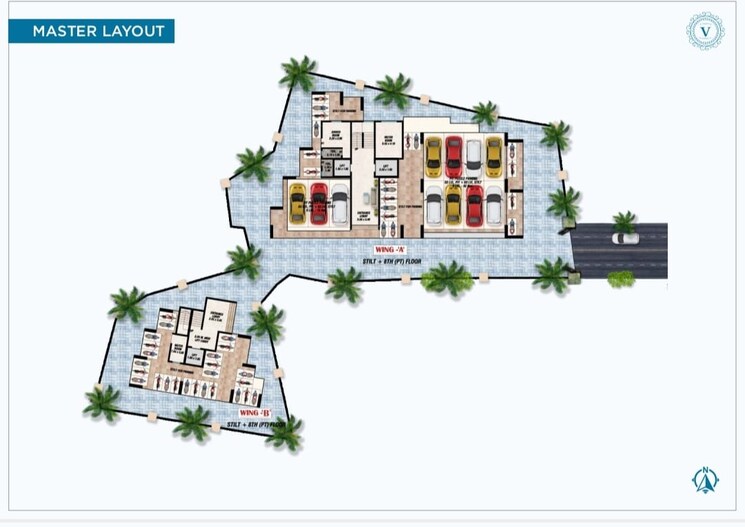 Master Plan, naupada 2 Bedroom 1060 Sq.Ft. Apartment In Naupada Thane 6614884