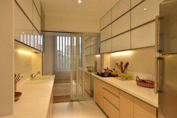 Kitchen in 2 BHK Apartment at Luxora Crystal Antara, Ghodbunder Road – for Sale