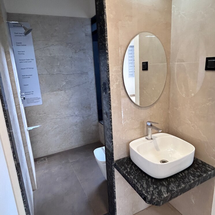 Attached Bathroom, nyati-emerald 2 Bedroom 838 Sq.Ft. Apartment In Baner Pune 6621912