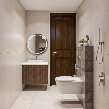 Bathroom in 4 BHK Villa at Hallmark 5A Villa, Kollur – for Sale
