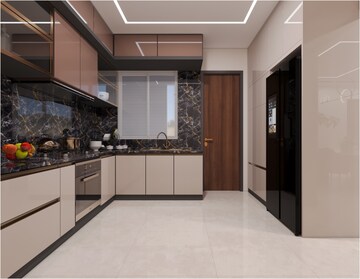 Kitchen in 4 BHK Villa at Hallmark 5A Villa, Kollur – for Sale