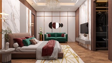 Bedroom in 4 BHK Villa at Hallmark 5A Villa, Kollur – for Sale