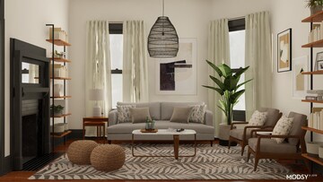 Living Room in 4 BHK Villa at Hallmark 5A Villa, Kollur – for Sale