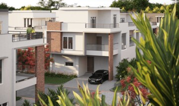 4 BHK Villa – Exterior View View at Hallmark 5A Villa, Kollur - for Sale
