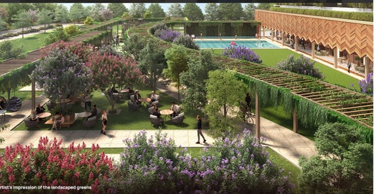 Garden, lodha-divino 2 Bedroom 820 Sq.Ft. Builder Floor In Matunga East Mumbai 6626819