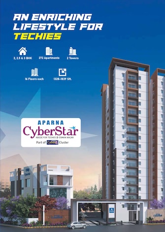 2 BHK Apartment For Resale in Aparna Cyber Star Osman Nagar Hyderabad  6627070