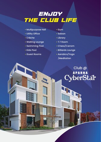 2 BHK Apartment For Resale in Aparna Cyber Star Osman Nagar Hyderabad  6627070