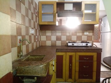 Kitchen in 2 BHK Builder Floor at Lajpat Nagar – for Rent