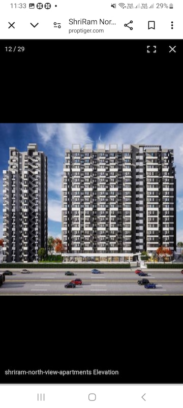 3 BHK Apartment For Resale in Rockfort Shriram North View Apartments Raj Nagar Extension Ghaziabad  6637460