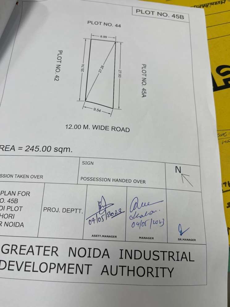 250 Sq.Yd. Plot in Gn Sector 27 Greater Noida