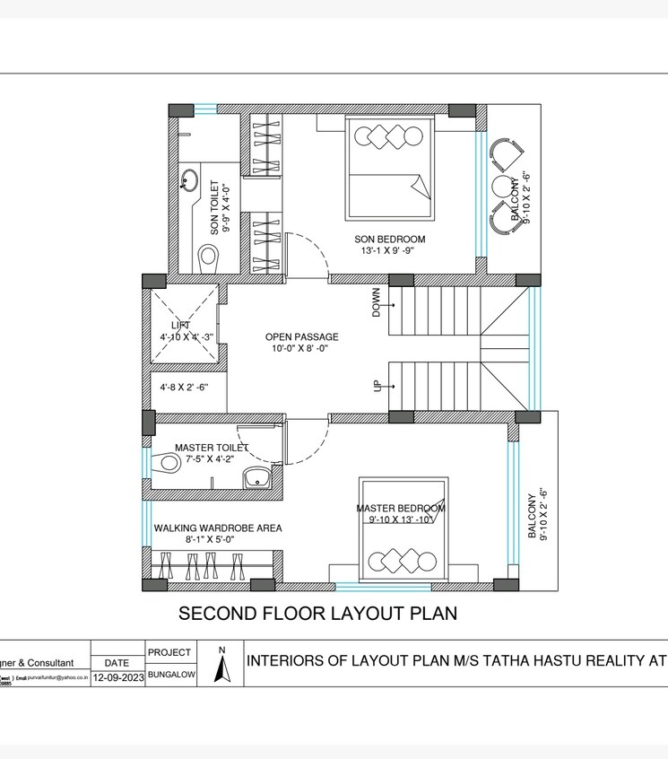 Floor Plan, kauls-heritage-city-apartment 4 Bedroom 2600 Sq.Ft. Villa In Vasai West Palghar 6642808